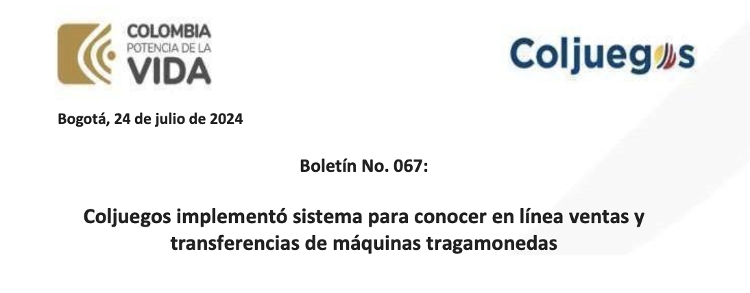 Coljuegos anuncia la puesta en marcha del SCLM+. 