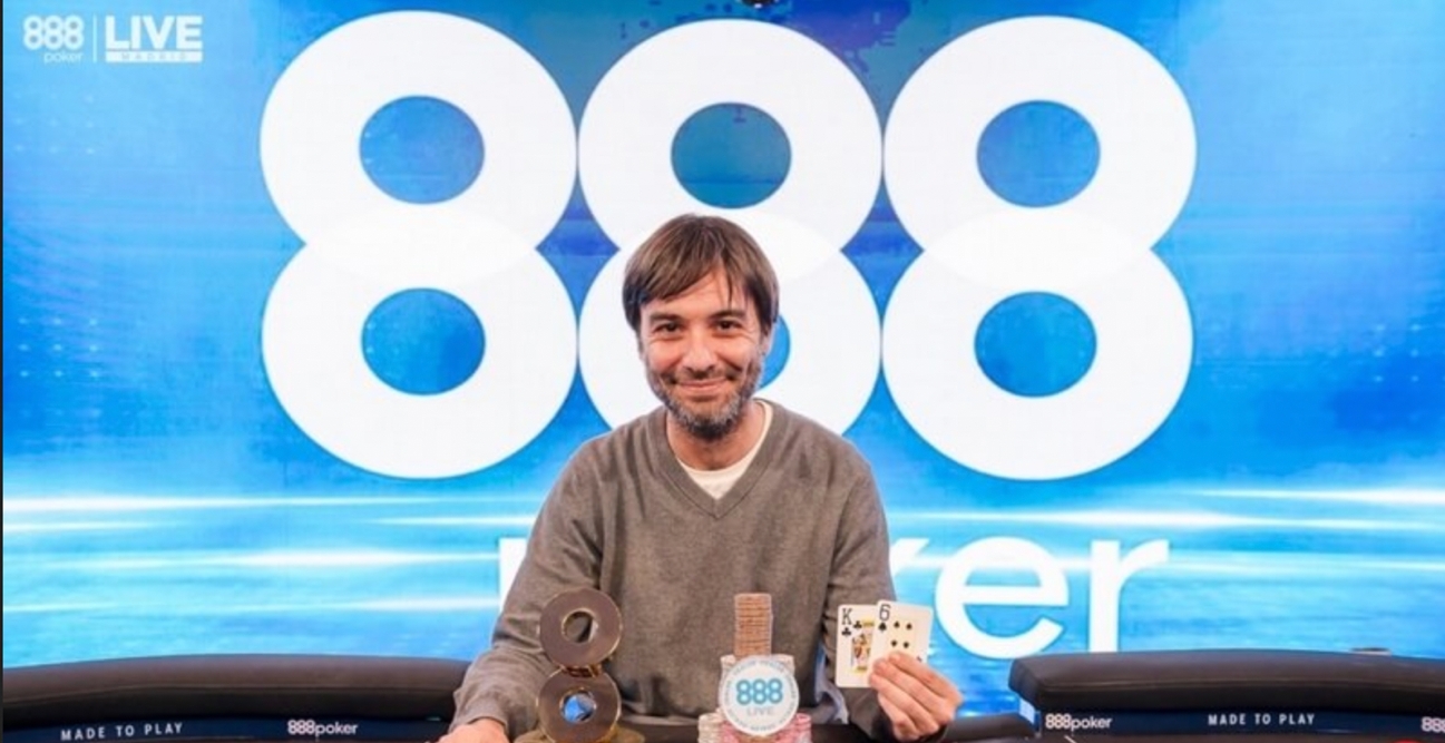 Adrián García champion of the Main Event 888poker Live Madrid