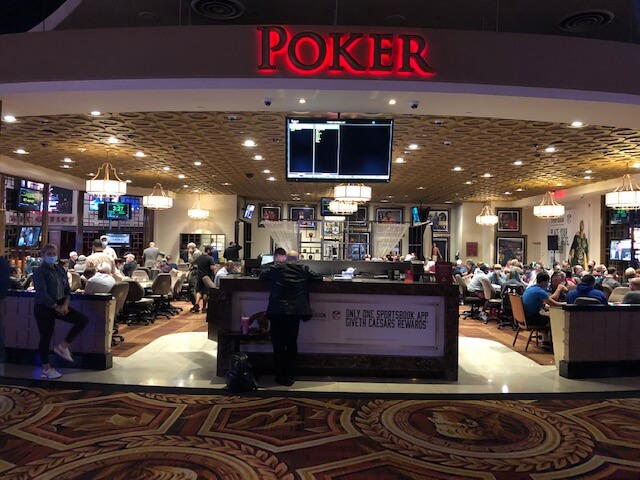 Caesars closing their poker rooms this July.