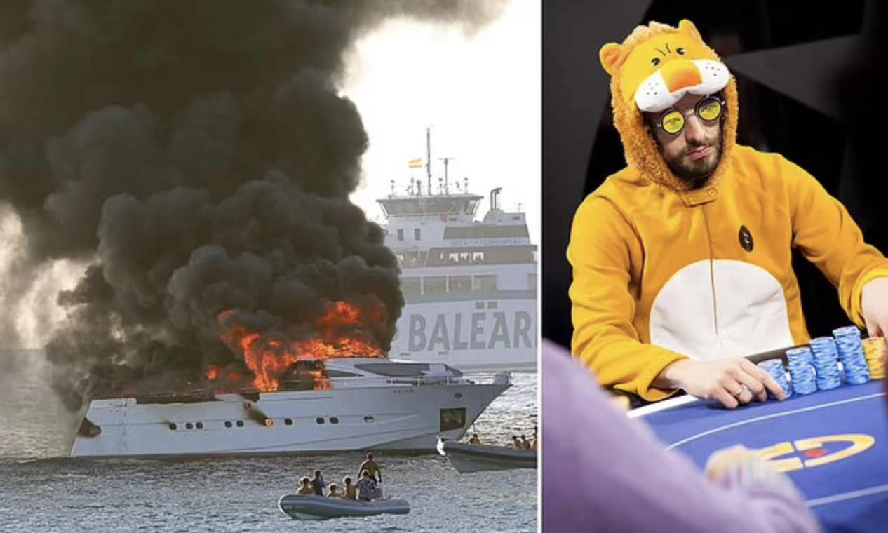 Diego Gonzalez lose his yacht without put his bet it