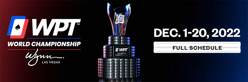 World Poker Tour World Championship At Wynn Las Vegas, a record-setting $15Million Guarantee