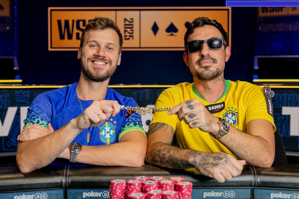 Tormenta de póker: brasileños conquistan el oro en el Tag Team de la WSOP en Las Vegas sobre 1.373 equipos