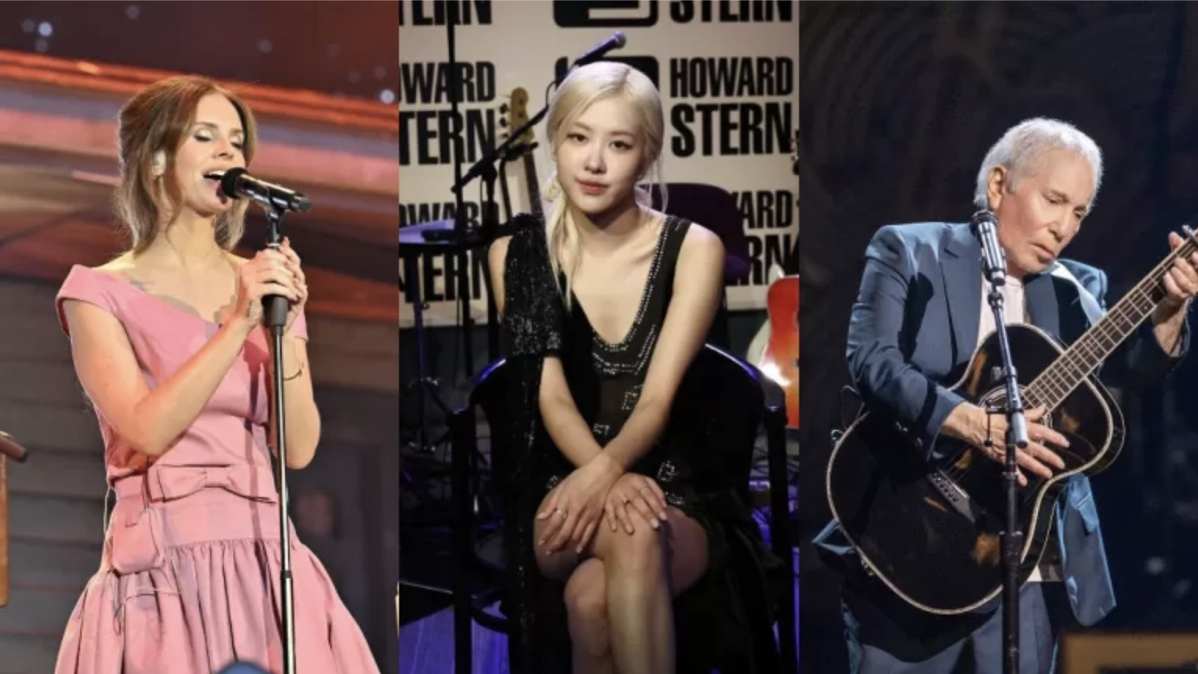 Rosé sorprende con un medley de Lana Del Rey y Paul Simon en el Howard Stern Show