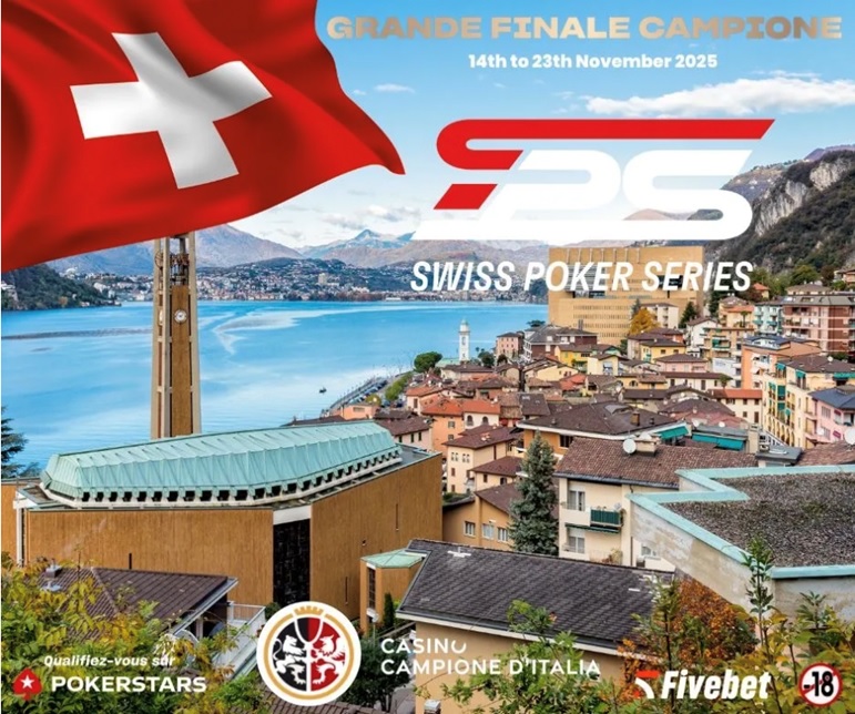 Gran final de las Swiss Poker Series a punto de arrancar en Campione d’Italia
