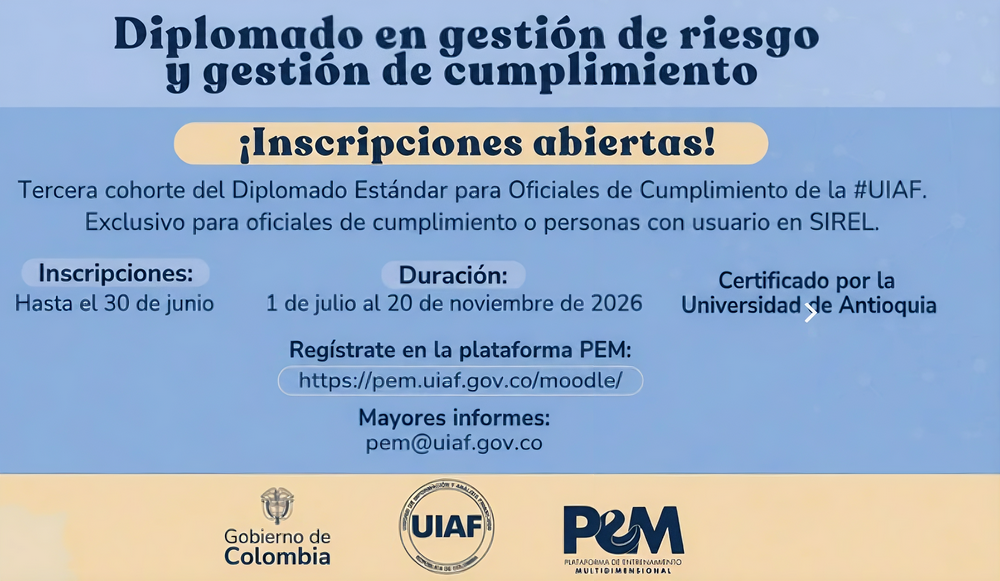 UIAF fortalece el cumplimiento en el juego con el inicio de dos diplomados especializados