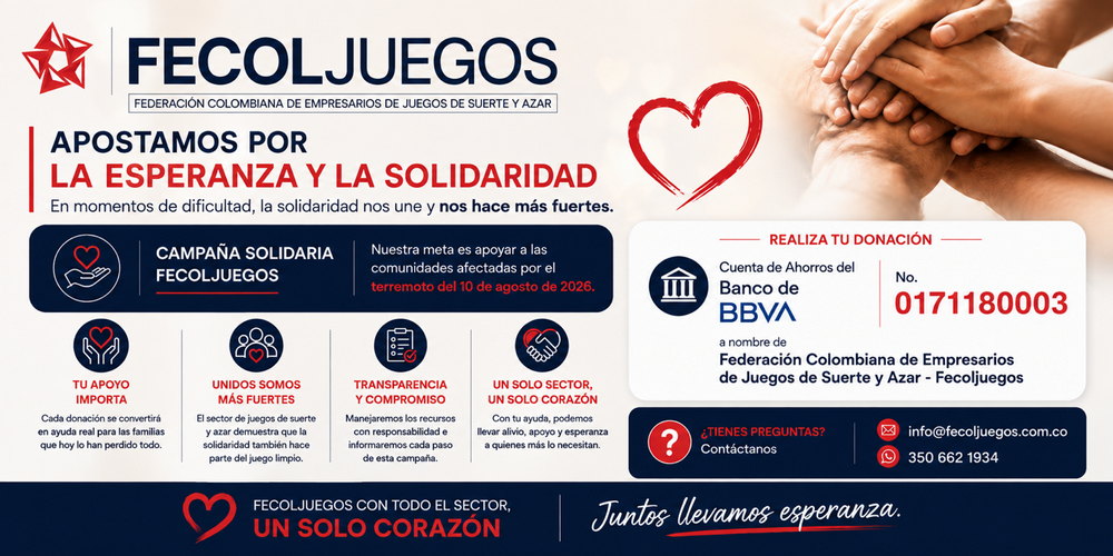 La industria del juego se une para levantar a Colombia tras el terremoto