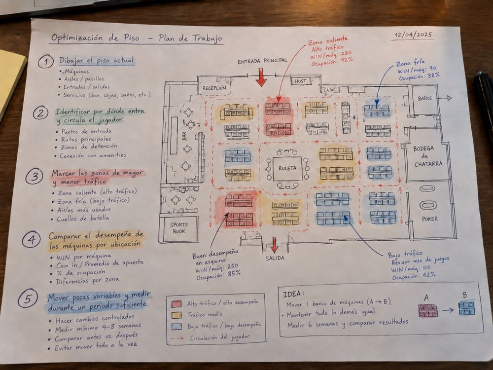 ¿Qué es realmente el layout de un casino y por qué puede cambiar la rentabilidad de una sala?