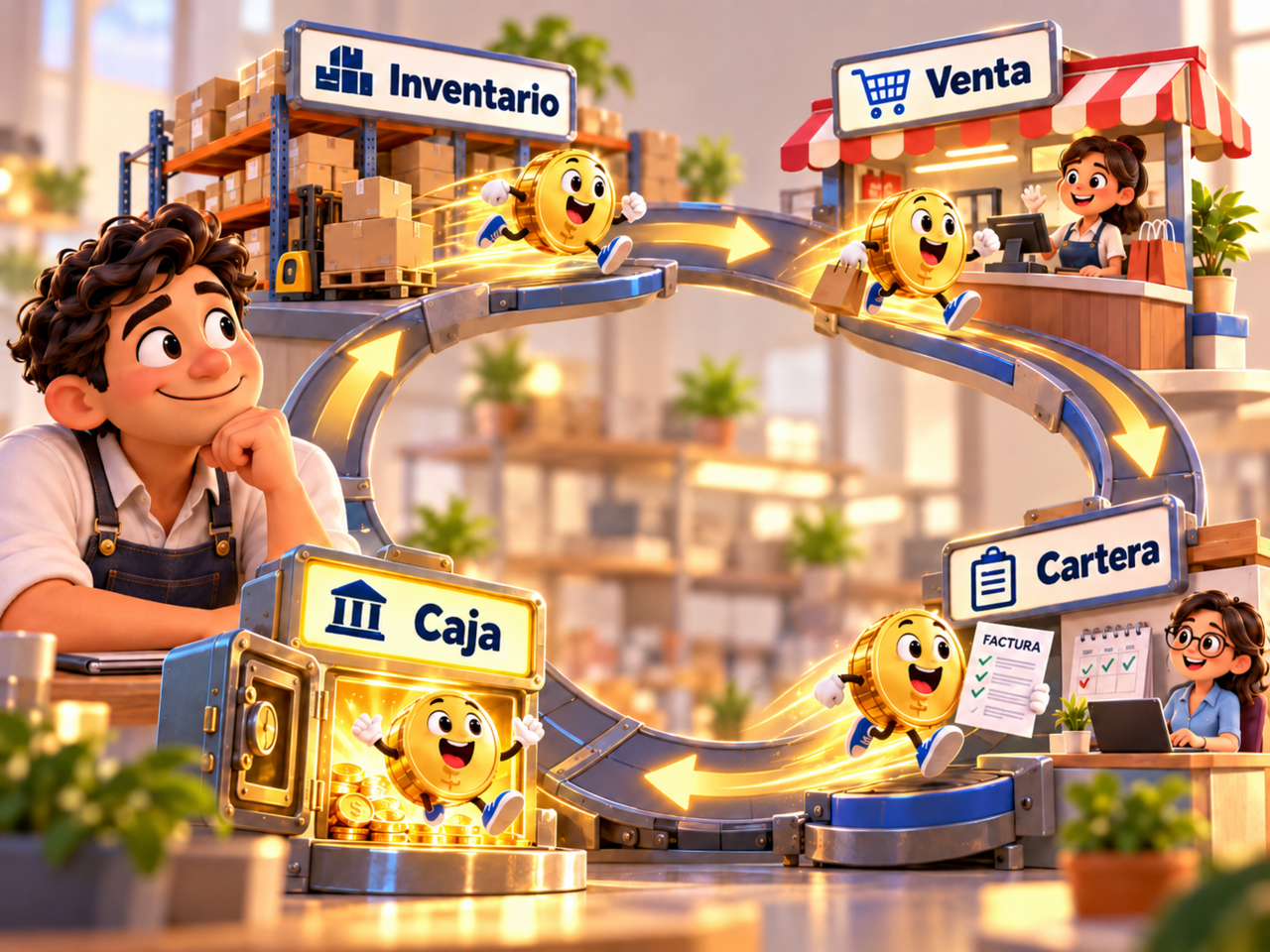 ¿Cuántos días tarda un peso en volver a su caja?